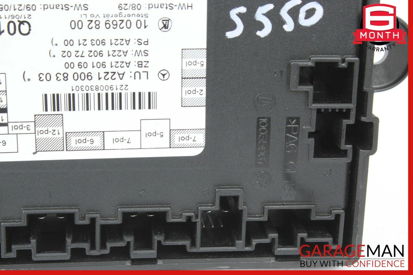10-13 Mercedes W221 S400 S550 S63 Front Left Driver Side Door Control Module OEM