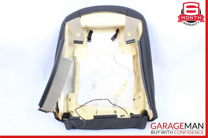 03-10 Porsche Cayenne 955 957 Front Left Top Upper Seat Cushion Black Leather