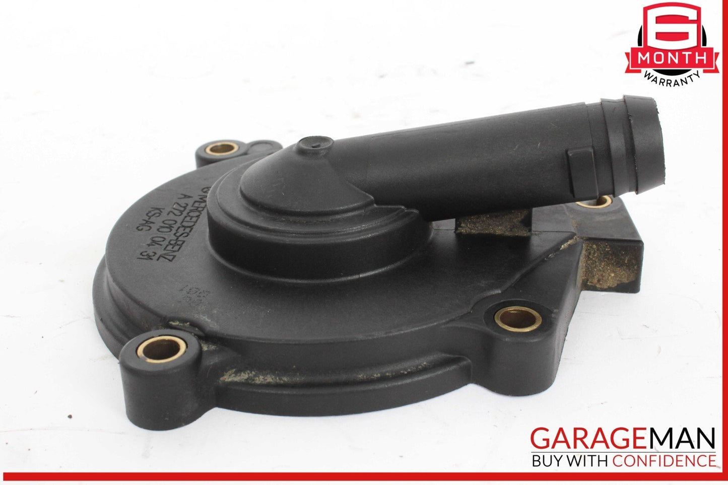 05-14 Mercedes W211 E350 Engine PCV Crankcase Vent Valve Oil Separator OEM