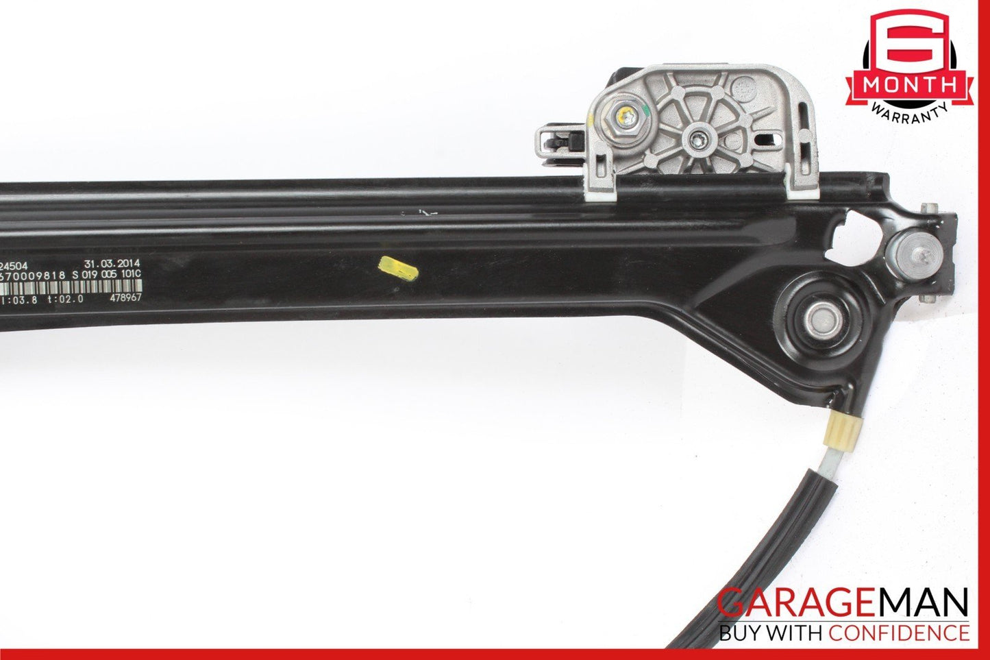 14-22 Maserati Quattroporte Rear Left Side Window Regulator Motor w/ Motor OEM