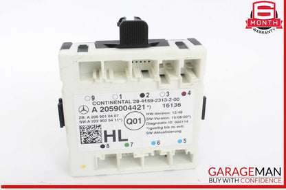 16-19 Mercedes W205 C300 C350e Rear Left Driver Side Door Control Module Unit