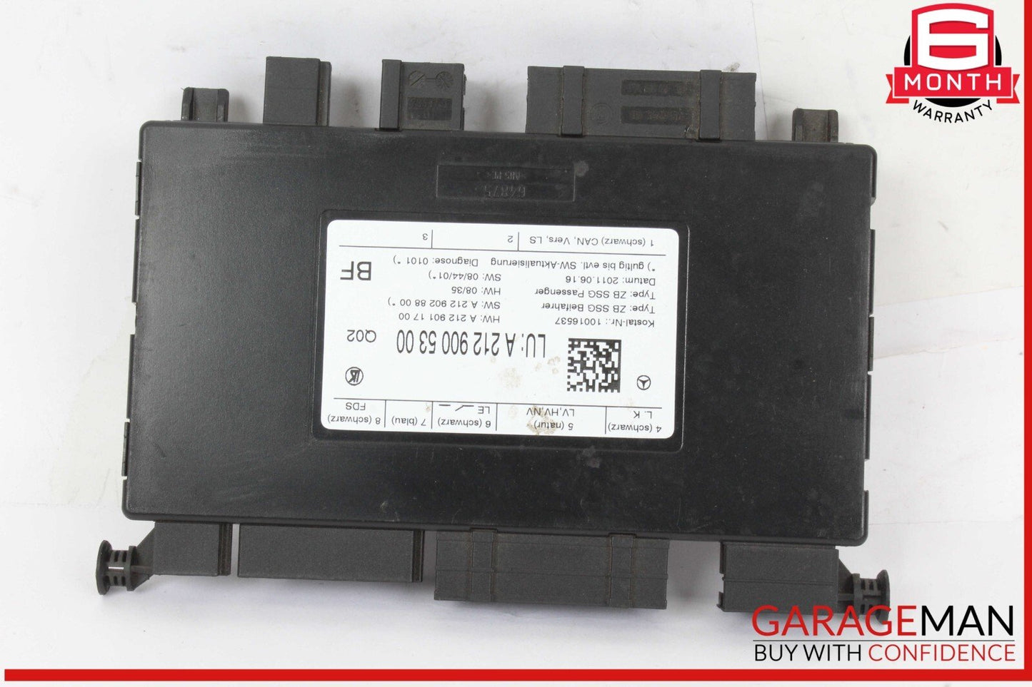 08-20 Mercedes W212 E350 Bluetec C300 Front Right Side Seat Control Module Unit