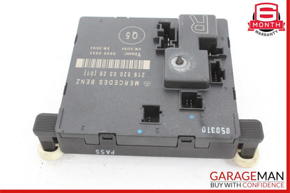 06-11 Mercedes W219 CLS550 CLS55 AMG Rear Right Side Door Control Module OEM