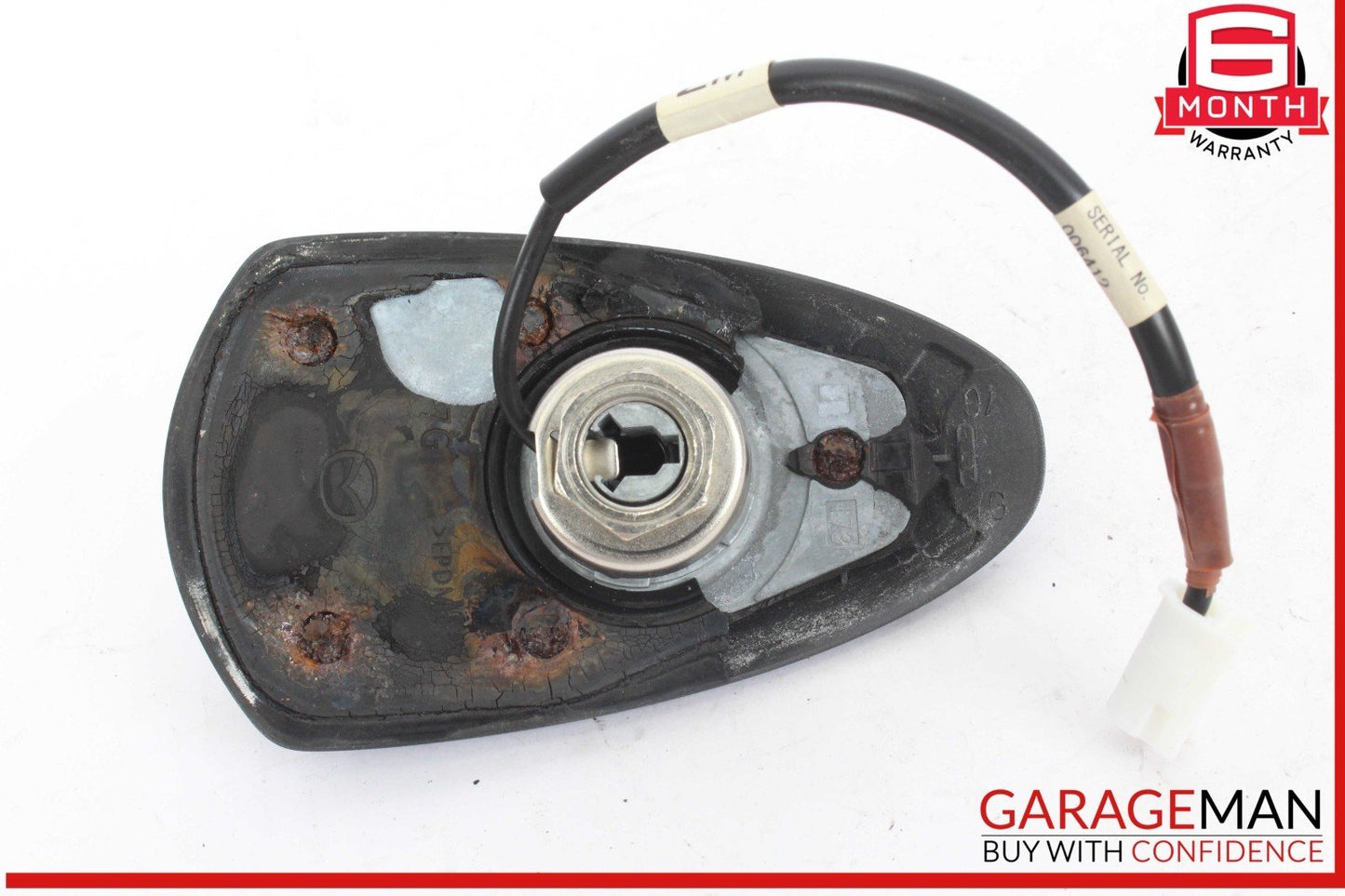 19-23 Mazda 3 Rear Center Roof Shark Fin Antenna Gray OEM