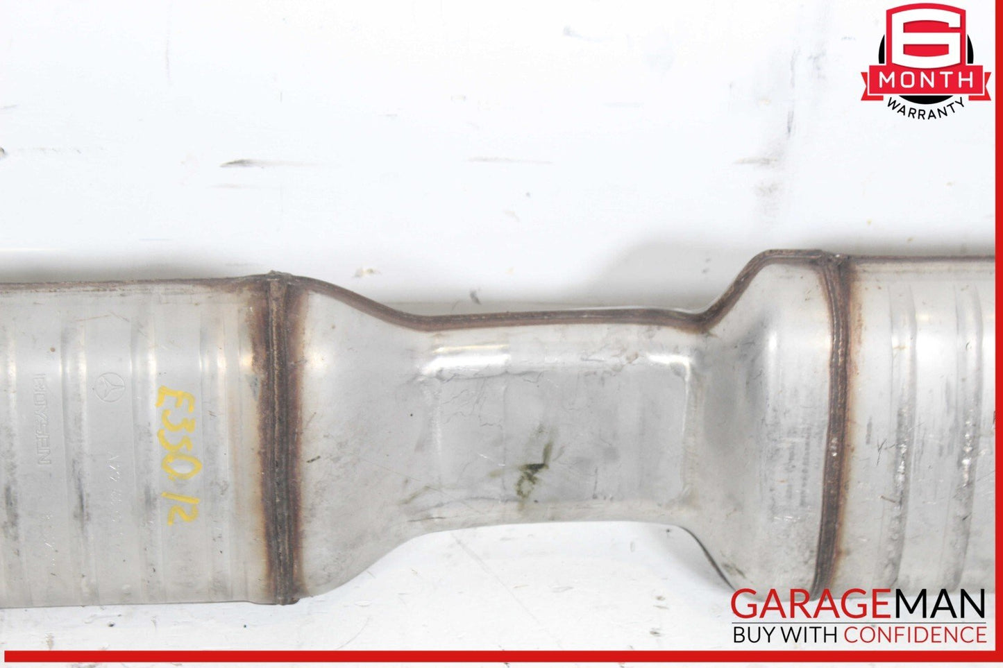 11-13 Mercedes W212 E350 Diesel Bluetec Center Exhaust Pipe Silencer OEM
