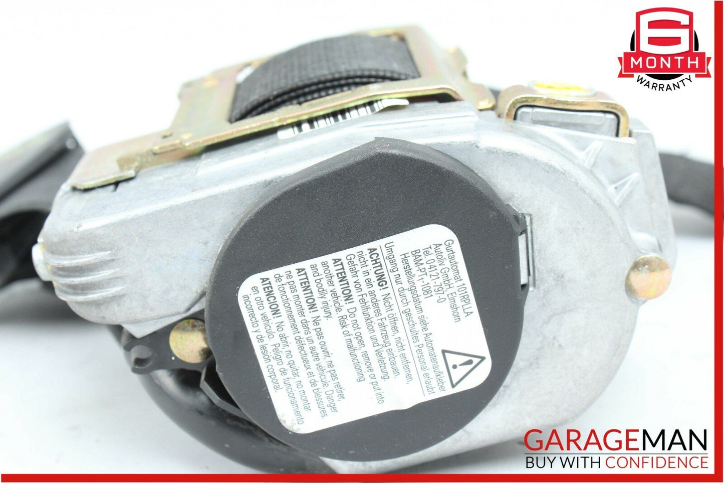 03-06 Mercedes W211 E320 E500 Front Right Seat Belt Seatbelt Retractor Black OEM