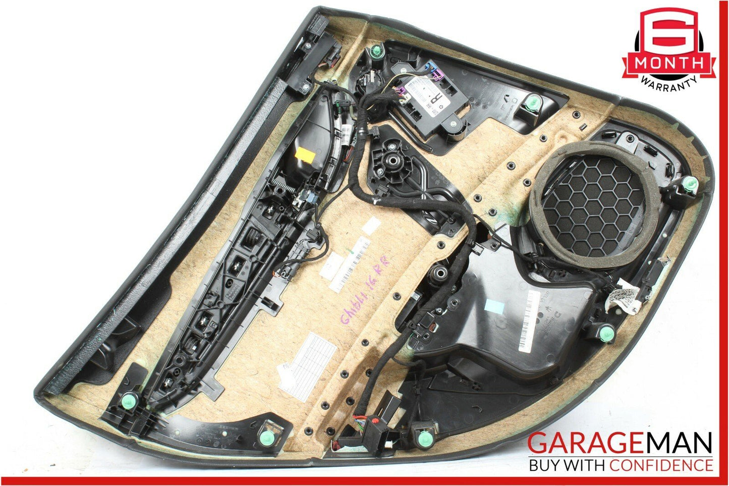14-17 Maserati Ghibli Rear Right Side Complete Interior Door Trim Panel Assembly