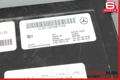 07-09 Mercedes W216 CL550 S550 S63 AMG Sirius Satellite Radio Module Receiver