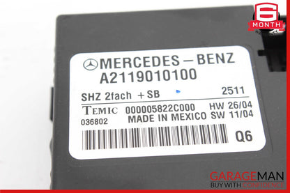 06-12 Mercedes X164 GL450 E320 GL550 Rear Seat Heating Control Module Unit