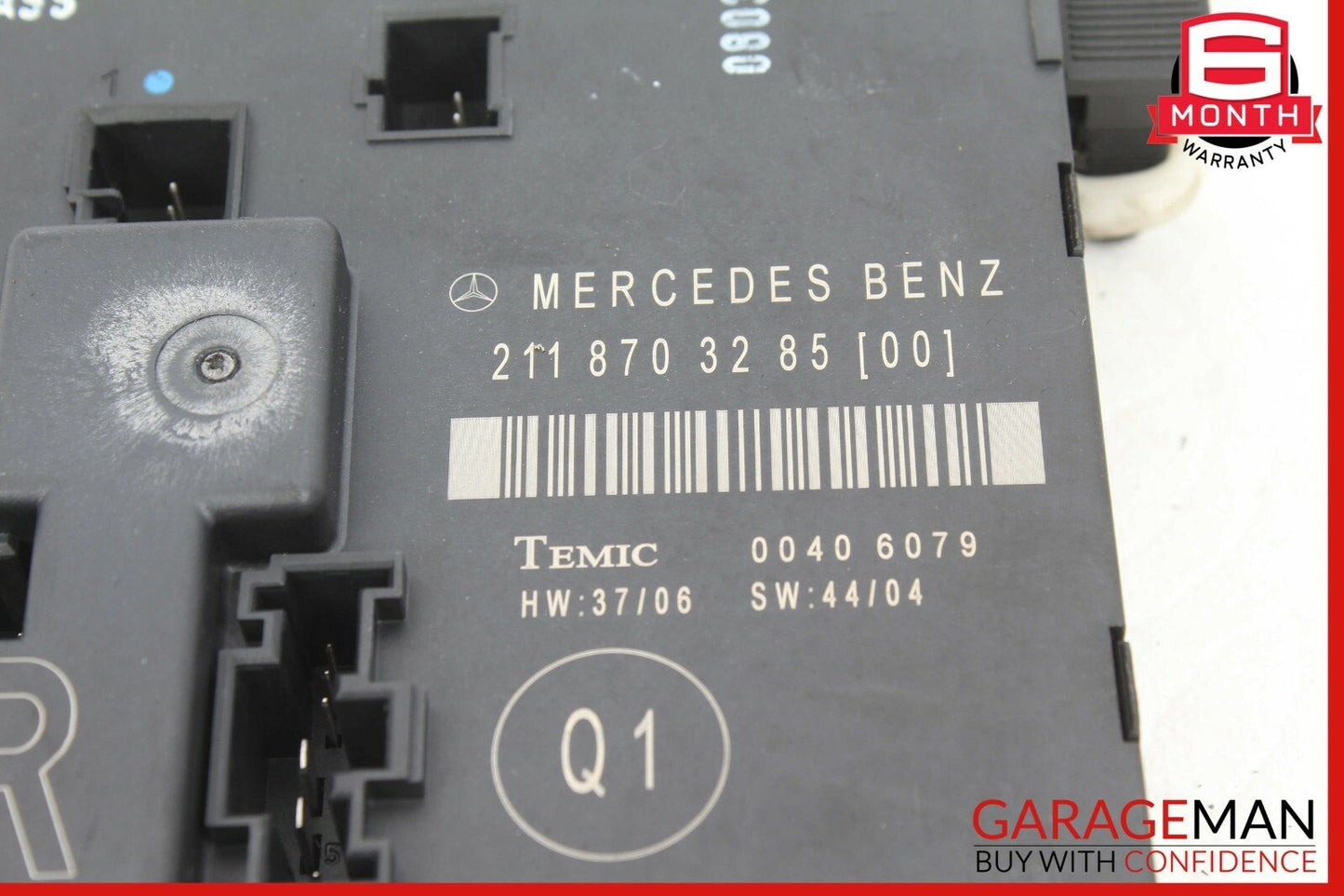 06-11 Mercedes W211 E350 CLS550 Rear Right Passenger Side Door Control Module
