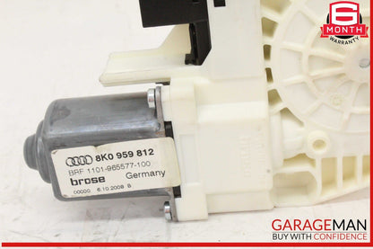 09-16 Audi A4 A5 S4 S5 Rear Right Side Window Regulator Motor 8K0959802 OEM