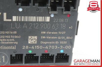 08-17 Mercedes E350 C300 Front Left Driver Side Door Control Module Unit