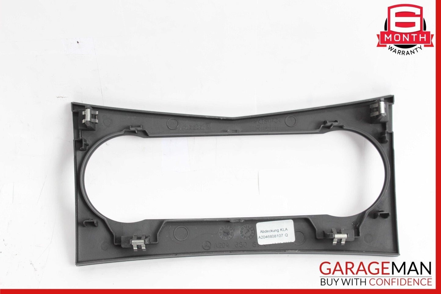 10-12 Mercedes X204 GLK350 Dash AC A/C Climate Control Switch Trim Bezel Black