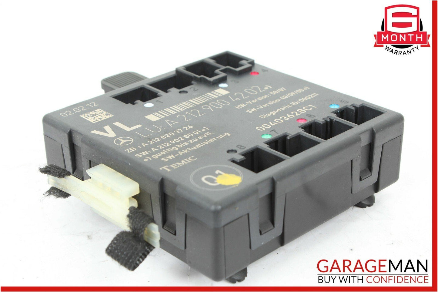 08-15 Mercedes W204 C250 Front Left Driver Side Door Control Module Unit OEM