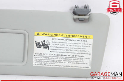 09-17 Audi Q5 A4 A5 S4 S5 Front Left Driver Side Sun Visor Gray 8U0857551F OEM