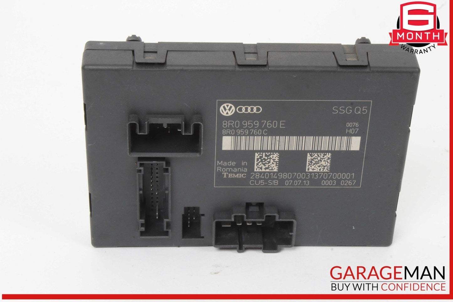 14-17 Audi SQ5 Front Left Driver Side Memory Seat Control Module Unit OEM