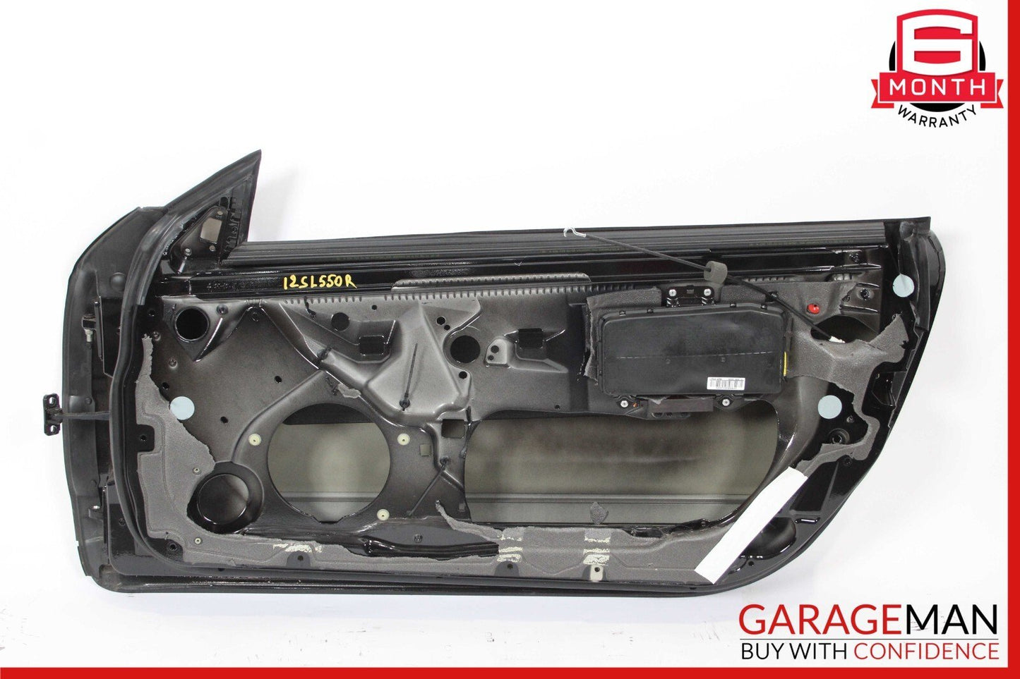 03-12 Mercedes R230 SL550 Front Right Side Exterior Door Shell Frame Panel Black