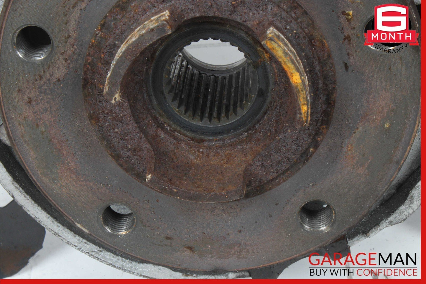 07-15 Audi Q7 Rear Left Driver Side Spindle Knuckle Wheel Hub 7L8505435 OEM