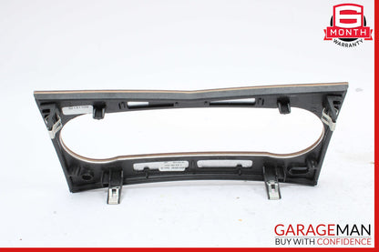 08-14 Mercedes W204 C350 C300 AC A/C Climate Control Switch Trim Bezel Wood OEM