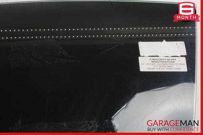 10-13 Mercedes W207 E550 E350 Front Left Driver Side Window Glass OEM