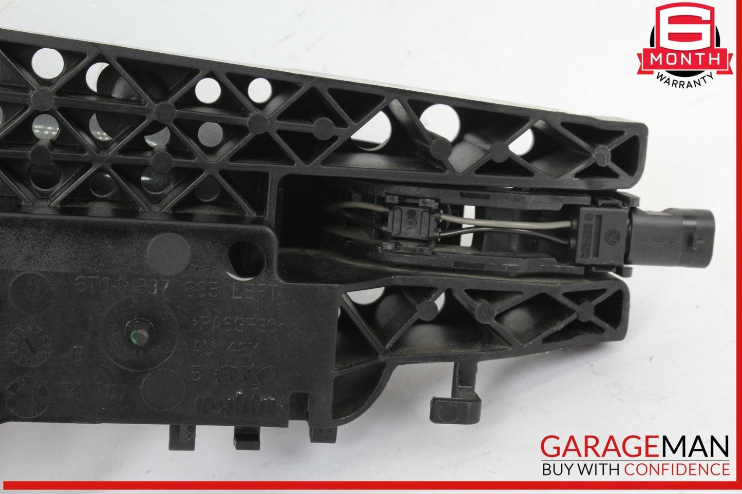 14-17 Audi SQ5 Rear Left Driver Side Exterior Door Handle Gray OEM