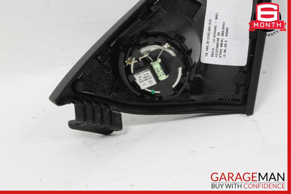 10-16 Mercedes W212 E350 E250 Front Left Door Panel Tweeter Speaker Cover Black