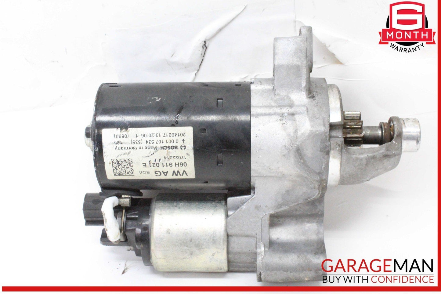 13-17 Audi A4 Q5 Engine Starter Motor Bosch 12V 06H911021E OEM
