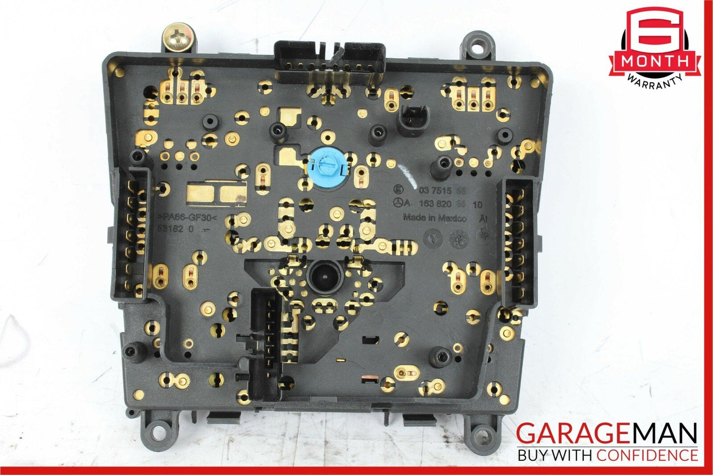 98-01 Mercedes W163 ML320 ML430 Power Window Master Control Switch 1638206610