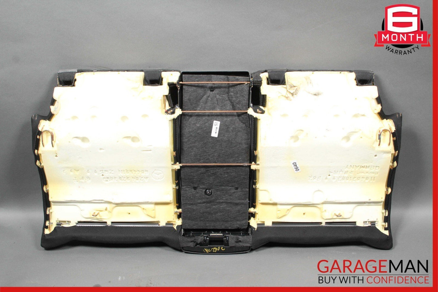 12-15 Mercedes W204 C250 C350 Coupe Rear Lower Bottom Seat Cushion Cover Black