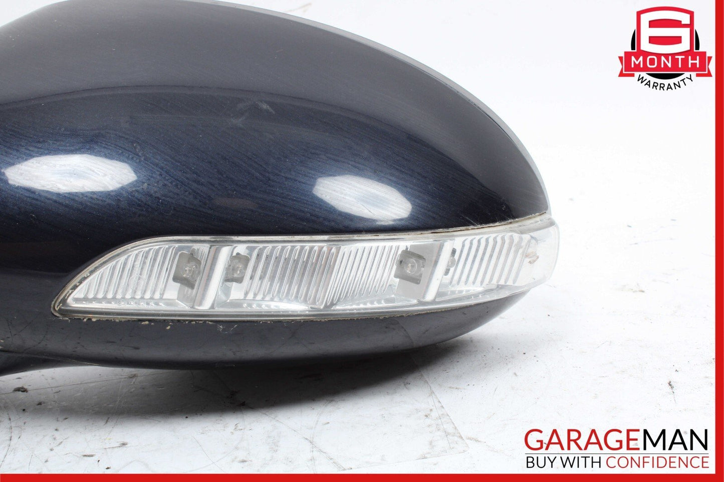 07-09 Mercedes W221 S550 S600 Front Left Side Mirror Door Rear View Black