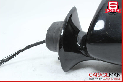 07-09 Mercedes W211 E350 E550 Front Left Side Mirror Door Rear View Black OEM