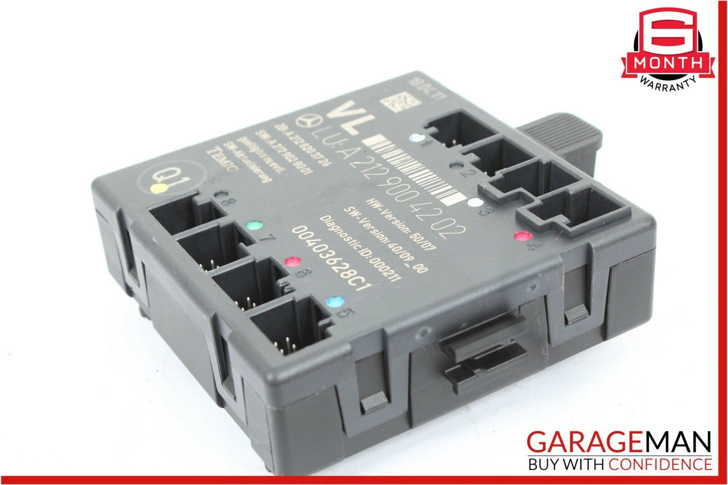 08-15 Mercedes W204 C250 C350 Front Left Driver Side Door Controller Module Unit
