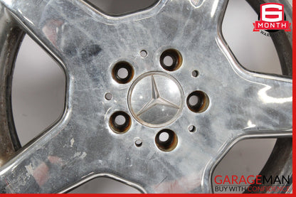 00-06 Mercedes W220 S430 CL500 9 X R18 18" Rear Wheel Rim 2204013702 OEM