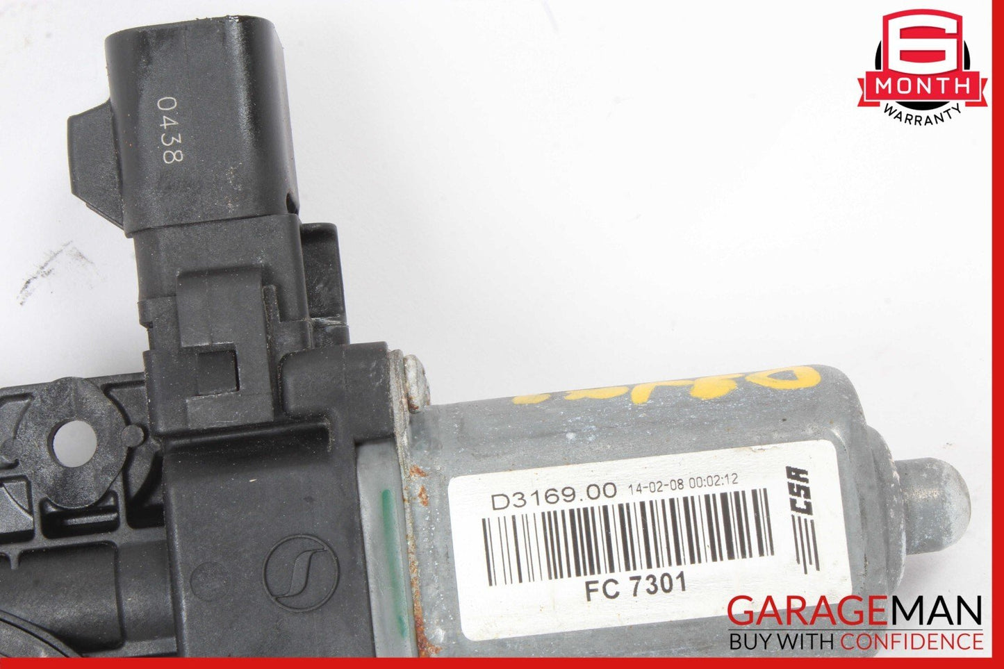 09-15 Jaguar XF Rear Left Side Door Window Regulator Motor OEM