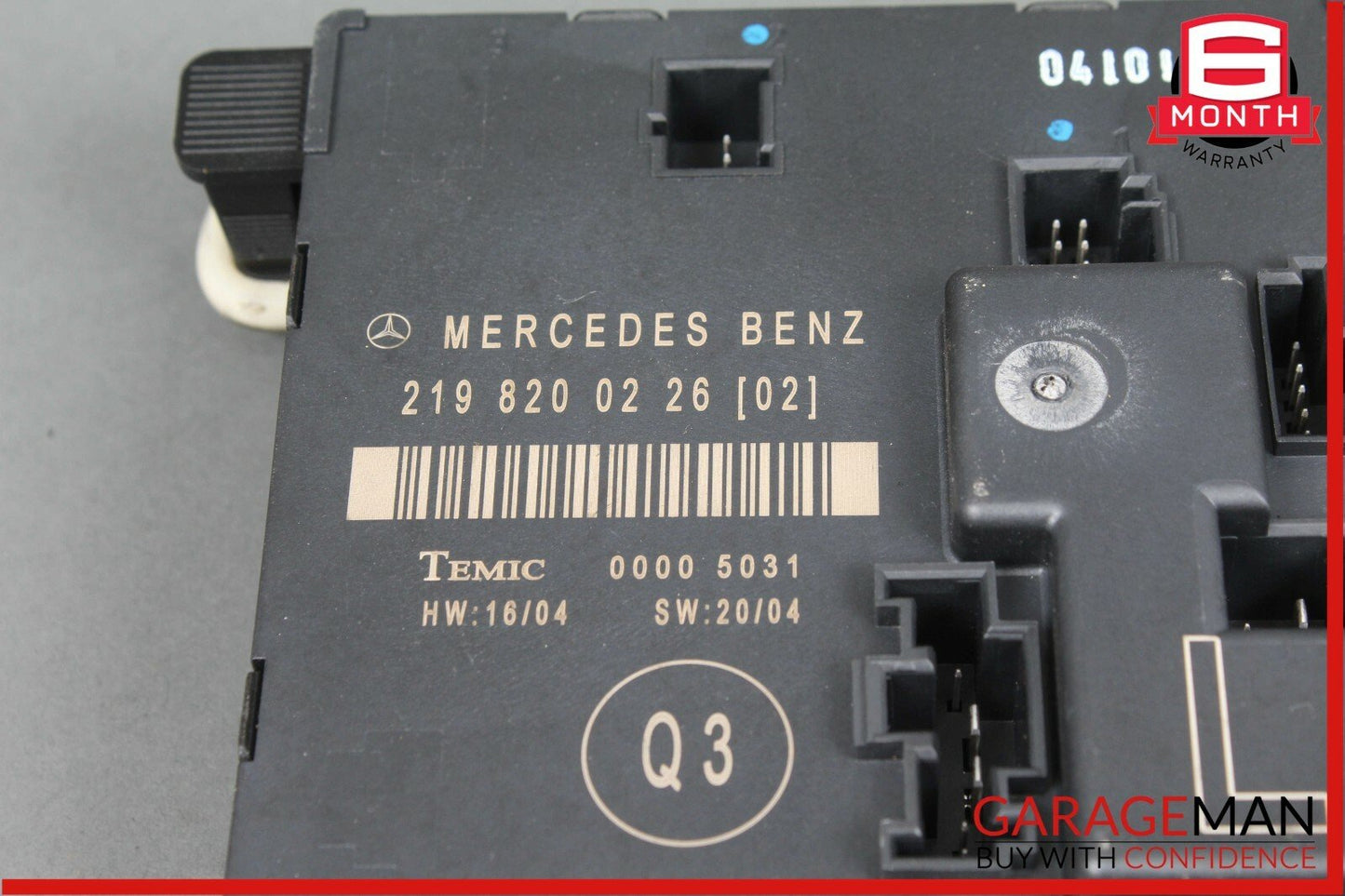 06-11 Mercedes W219 CLS500 CLS550 Rear Left Door Control Module 2198200226 OEM