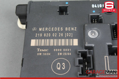 06-11 Mercedes W219 CLS500 CLS550 Rear Left Door Control Module 2198200226 OEM