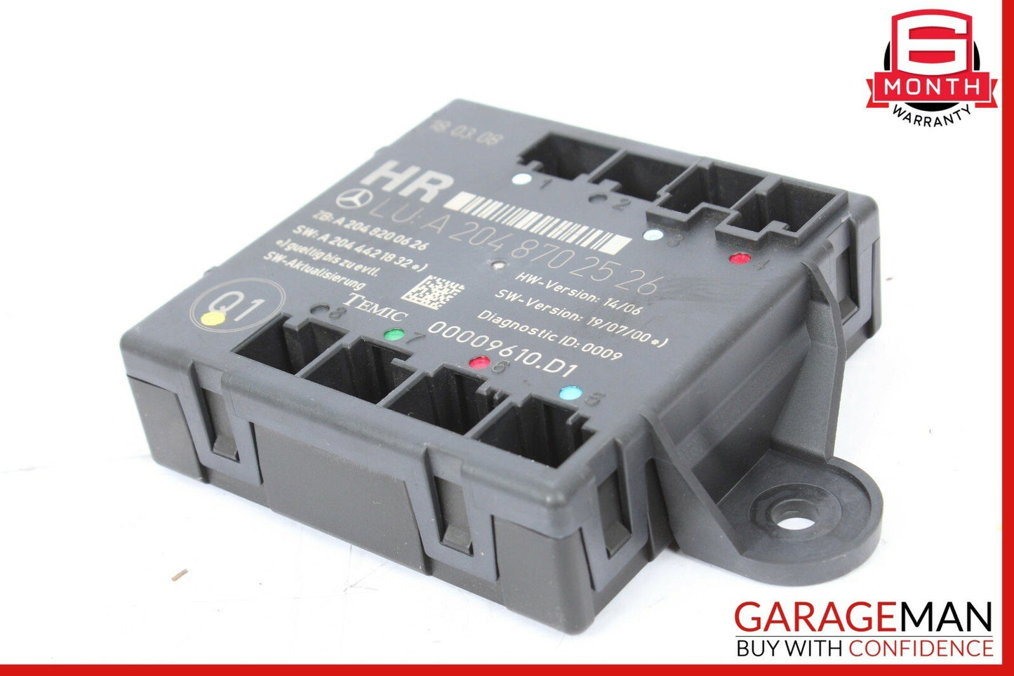 08-14 Mercedes W204 C350 Front Left Side Door Control Module OEM