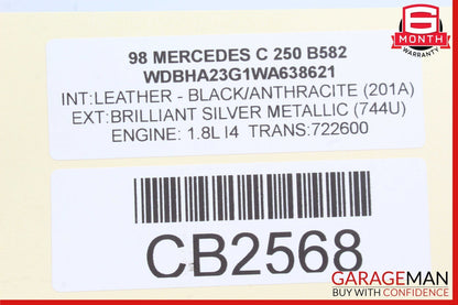 94-00 Mercedes W202 C230 Rear Left & Right Suspension Coil Spring Absorber Set