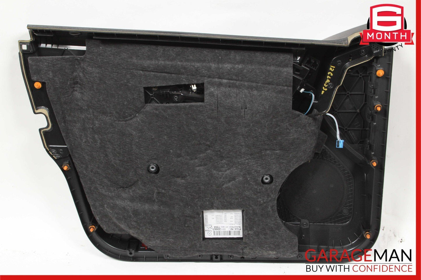 10-15 Mercedes X204 GLK350 Front Right Side Interior Door Panel Assembly Black