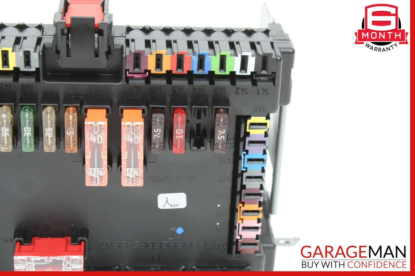 10-13 Mercedes W221 S550 S63 AMG Rear Sam Fuse Box Relay Control 2219003001 OEM