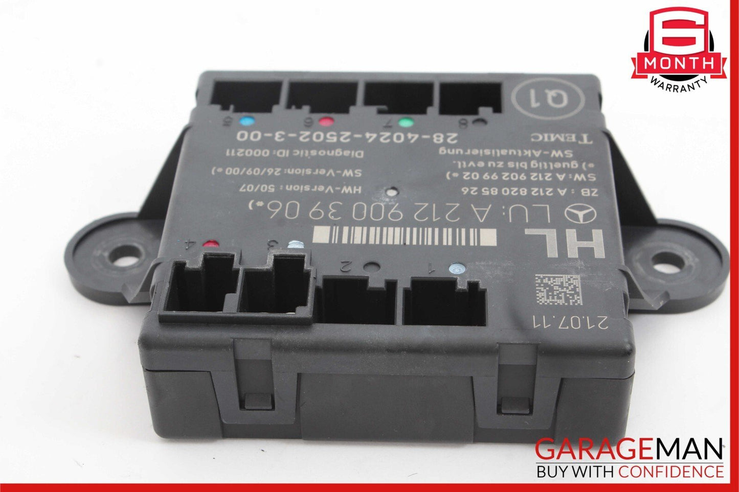 08-18 Mercedes GLK350 E350 C300 CLS550 Rear Left Side Door Control Module Unit