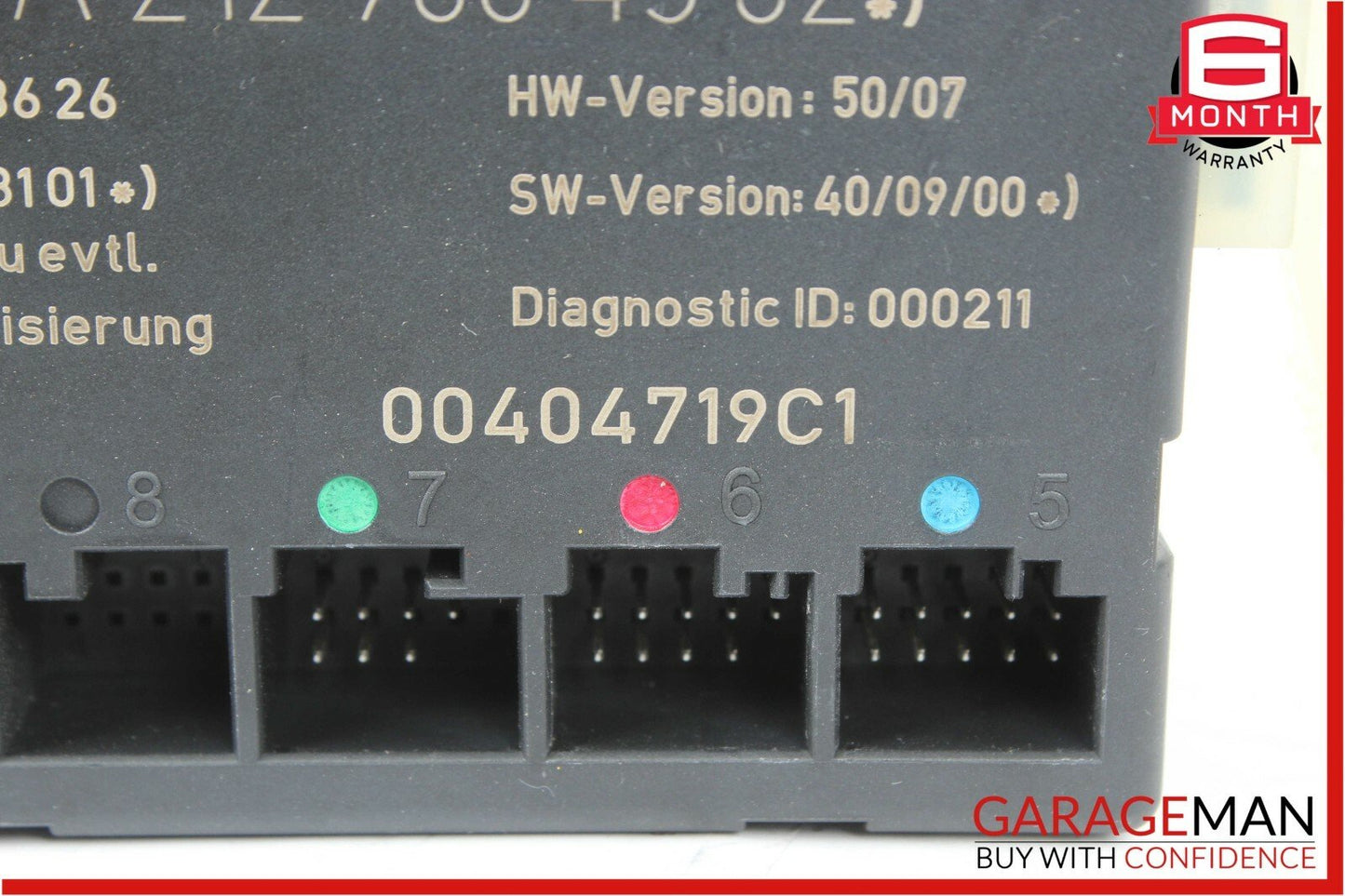 08-15 Mercedes W204 C250 C300 Front Right Passenger Side Door Control Module