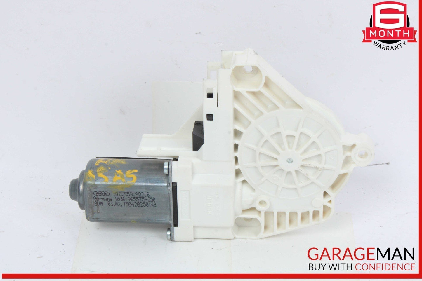09-16 Audi A5 S5 A4 Front Right Passenger Side Door Window Regulator Motor OEM