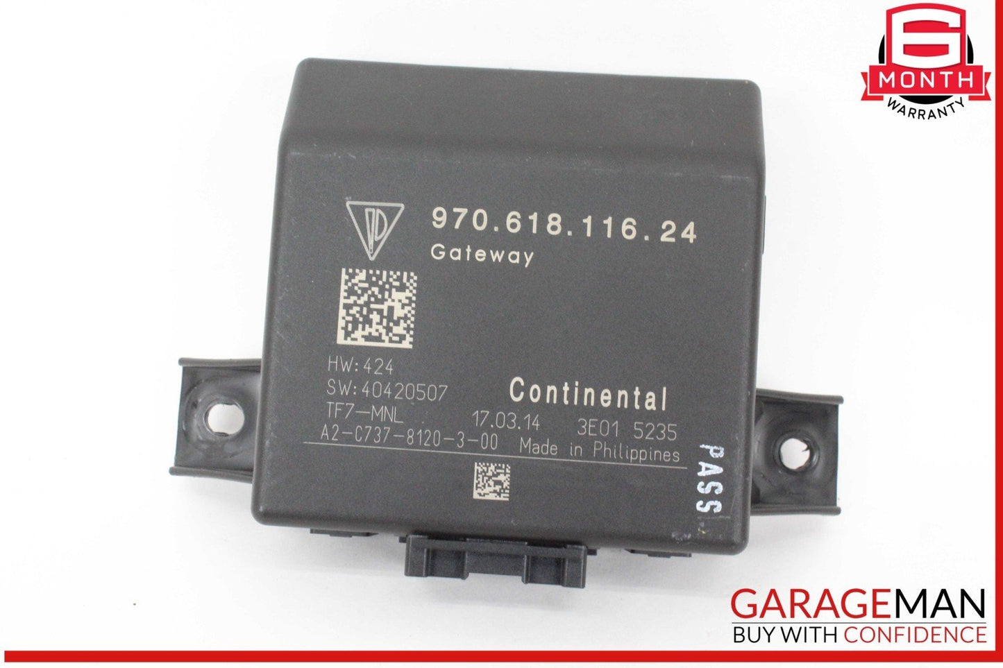 14-16 Porsche Panamera 970 E-Hybrid Central Gateway Control Module Unit OEM