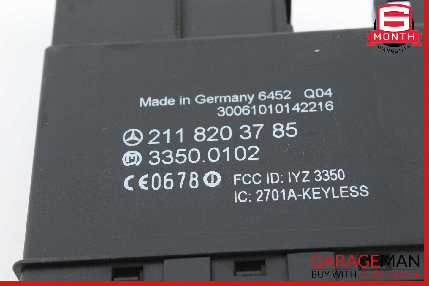 06-11 Mercedes W211 E350 E550 Rear Right / Left Door Keyless Go Control Module