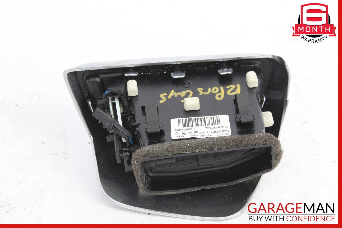 11-17 Porsche Cayenne 958 S Center Rear Left AC A/C Air Vent Trim Cover Grille