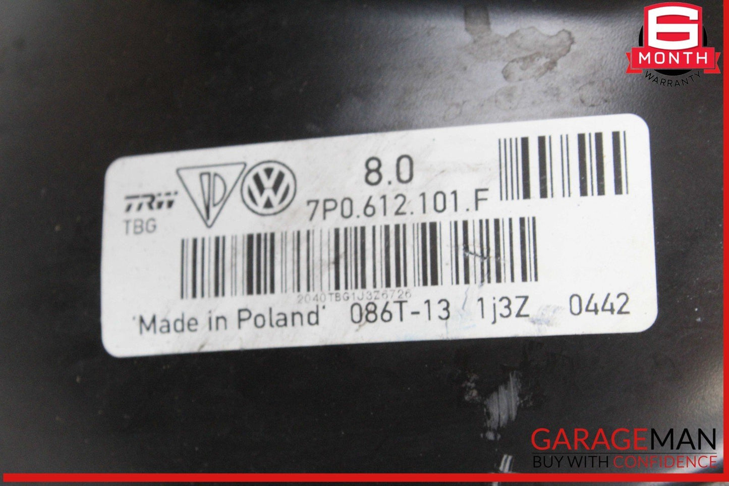 11-14 Porsche Cayenne 958 AWD Power Brake Booster Master Cylinder w/ Reservoir