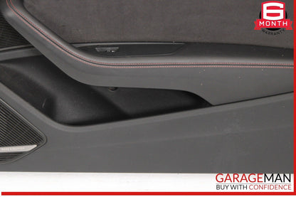 18-24 Audi S5 A5 RS5 Front Right Side Interior Door Panel Leather / Suede OEM