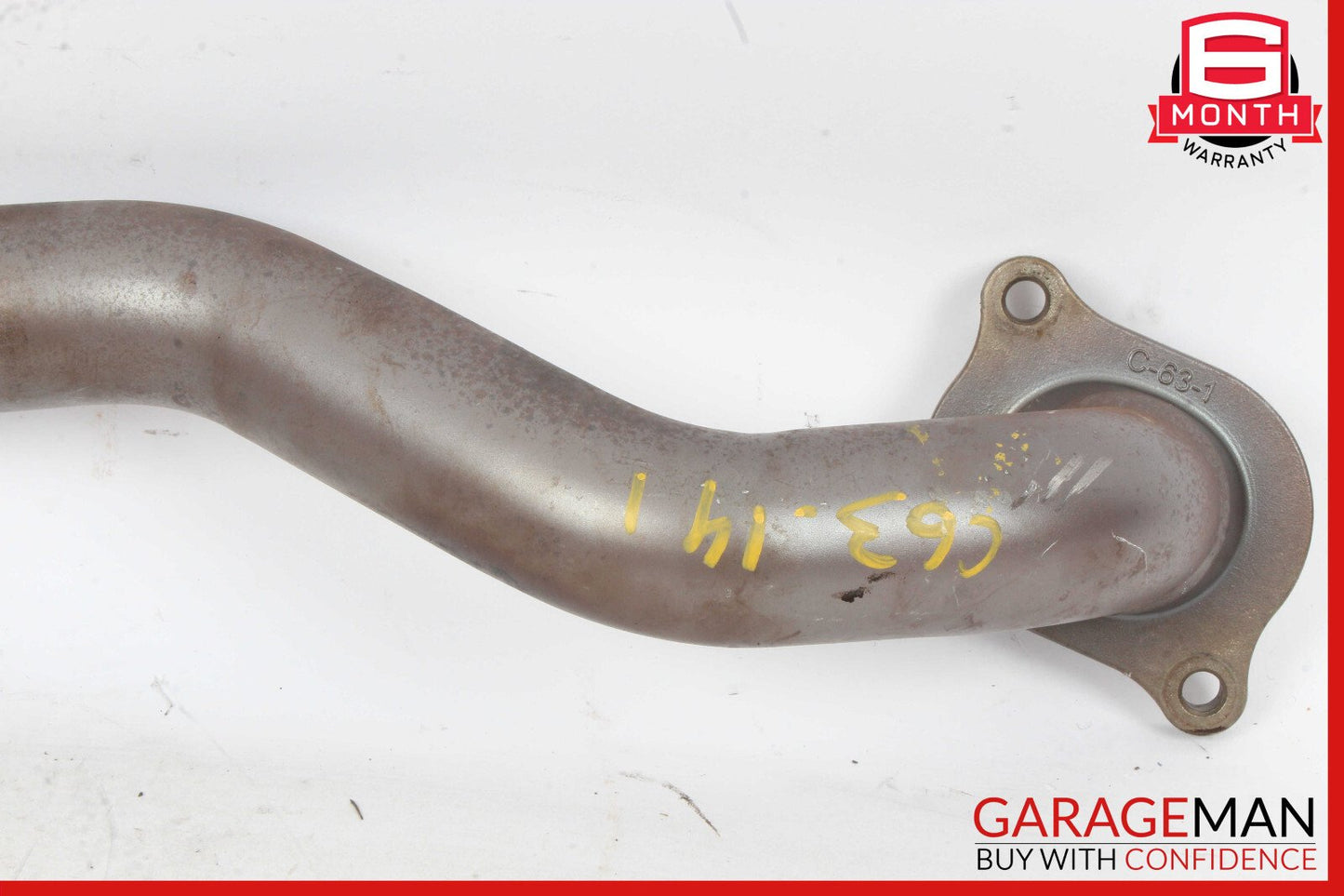 08-15 Mercedes W204 C63 AMG Exhaust System Hose Pipe Tube OEM