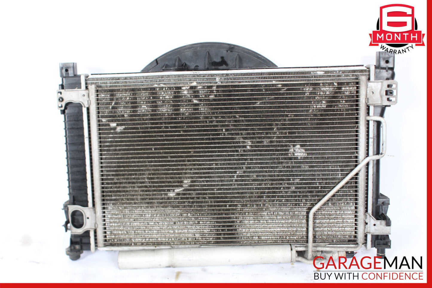05-09 Mercedes C320 CLK350 Engine Cooling Radiator AC A/C Condenser Assembly